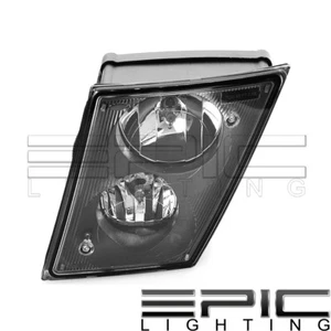 Black Double Bulb Fog Lamp for 2003-2015 VOLVO VN VNL - Left Driver Side LH - Picture 1 of 2