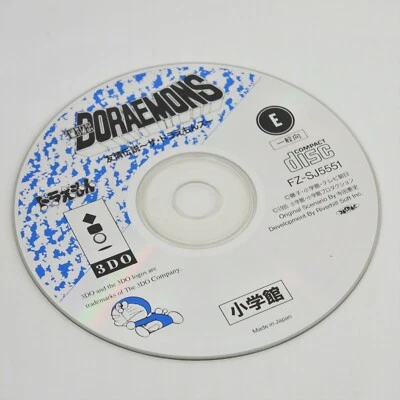 THE DORAEMONS Yujo Densetsu Doraemon Disc Only 3DO 0579 3d - Image 1 of 2
