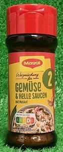 (36,92€/kg) Maggi Würzmischung Nr. 2 Gemüse + Helle Soßen mit Muskat 78g Streuer - Bild 1 von 8