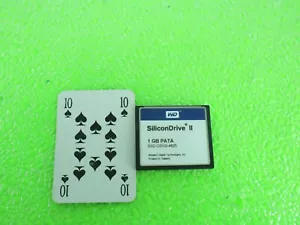 WD SiliconDrive II 1GB PATA CF WD CF Card SSD-C01GI-4825 - Picture 1 of 3