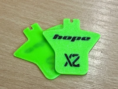 Hope Pair of X2 Thin Pad Spacers for Hopetech Calipers - Travel Spacer - Image 1 of 2