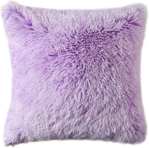 Dekokissenbezug 20X20 Extra Weich Lendenwirbel Flauschig Kunstfell Wohndeko Kissenbezug - Bild 1 von 9