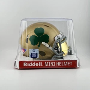 Notre Dame Fighting Irish Authentic Riddell Speed Shamrock Mini Football Helmet - Picture 1 of 5