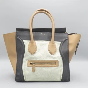 Celine luggage multicolor leather mini tote - Picture 1 of 5