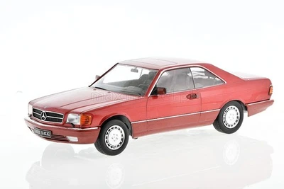 MERCEDES 560SEC (C126) Black 1985 1/18 KK-Scale KKDC180334 - Immagine 1 di 4