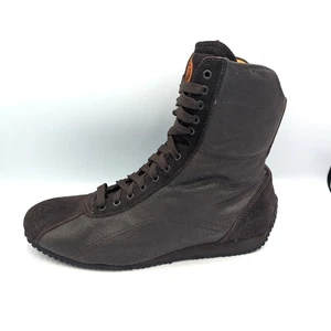 Boss Hugo Boss Herren Gr. 12 (45) Boxstiefel braun Nubukleder gepolstert Fahren - Bild 1 von 7