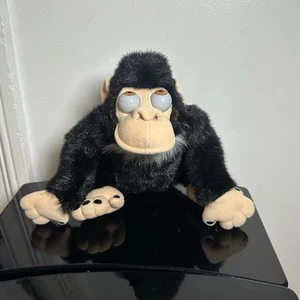 Das Original Eyenimall Plüschtier Gorilla dunkelbraun Googly Eyed Stofftier L - Bild 1 von 10