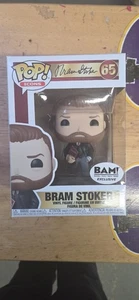 Funko 2021 Pop! Icons #65 Bram Stoker Dracula Author BAM Exclusive W/ Protector  - Picture 1 of 6