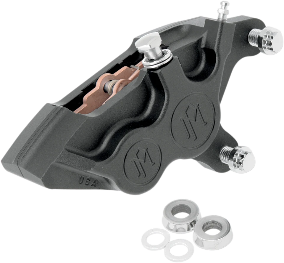PERFORMANCE MACHINE (PM) 4-Piston Caliper - Front Right - Black Ops* - Fits - Image 1 of 1