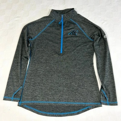 Carolina Panthers Womens M Majestic Cool Base Pullover 100% Polyester - Image 1 of 4