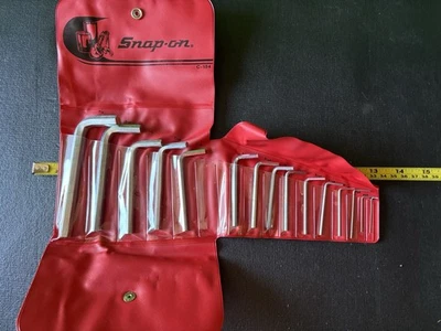 snap-on tools hex key set allen wrench sae - Image 1 of 3