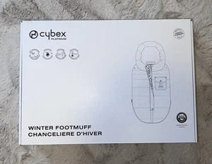 Cybex Platinum Footmuff Winterfußsack Deep Black - Bild 1 von 7