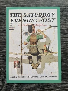 NORMAN ROCKWELL 2 The Saturday Evening Promo Card #No Number Comic Images 1994 - Picture 1 of 2