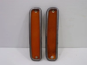 1973 – 1980 Chevrolet Pickup Amber Side Marker Lamps Pair GM OEM 75 76 77 78 - Picture 1 of 4