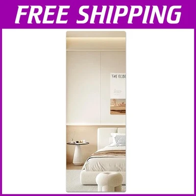 Full-Length 16x47" Waterproof Acrylic Wall Mirror - Ideal for Kids & Classrooms - Image 1 of 4