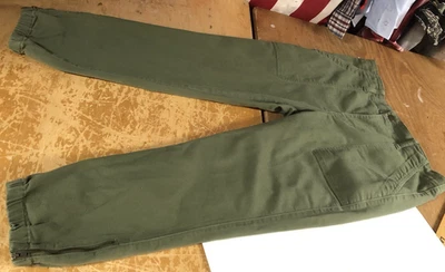CAbi Army Olive Green Jogger Compass stretch Pants Women 10 Surplus Utility 4318 - Image 1 of 4