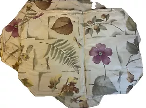 Tela Aceite Paño Hojas/Florales Reversibles Manteles Limpiar Lote 4 - Imagen 1 de 11