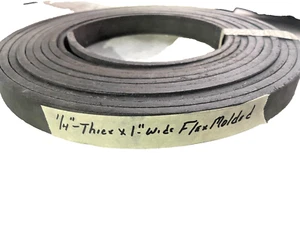 1/4" -thick x 1" -wide Flex Molded Brake Lining (sold by the foot) - Picture 1 of 1