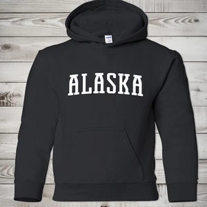 Alaska Kids Pullover Hoodie | Alaska Youth Pullover Hoodie | Kids Unisex Hoodie - Picture 1 of 6