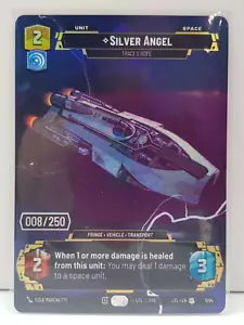 Star Wars Unlimited Jump to Lightspeed Silver Angel 008/250 SERIALIZED - Picture 1 of 10