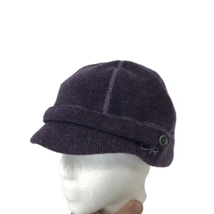 OUTDOOR RESEARCH ~ WOMENS LARGE XL ~ PURPLE FLEECE LINED BRIMMED WINTER HAT CAP - Picture 1 of 6