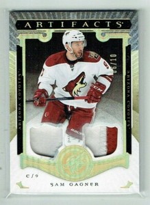 15-16 UD Upper Deck Artifacts  Sam Gagner  /10  Dual Patches 
