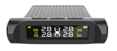 Car TPMS Tire Pressure Monitoring System Auto Security Alarm W/External Sensors - Image 1 of 4