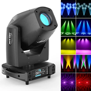 Luce testa mobile LED 400W rotazione GOBO fascio palco DMX illuminazione spot DJ Natale - Foto 1 di 16