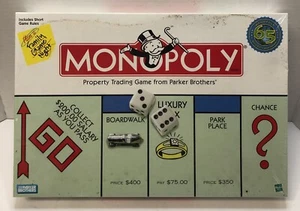 Vintage 1999 Monopoly Board Game Money Bag Winning Token 65th Anniv NEW Sealed - Picture 1 of 5