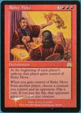 Risky Move FOIL Onslaught PLD Red Rare MAGIC MTG CARD (ID# 246668) ABUGames