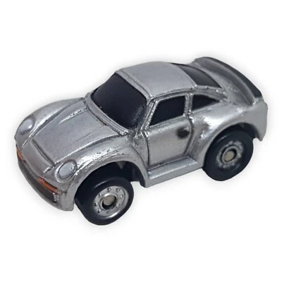Micro Machines Porsche Silber 1989 Galoob Funrise Rarität Modell Mini Auto Car - Bild 1 von 4