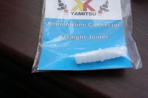 POND AIRLINE STRAIGHT CONNECTOR 8mm KOI POND FILTER FISH AQUARIUM - Picture 1 of 1