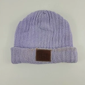 Love Your Melon Beanie Wintermütze Strick Lila Periwinkle Bündchen Style  - Bild 1 von 5