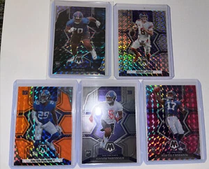 2022 Panini Mosaic Evan Neal Genesis SSP RC | Wan’dale Robinson Pink- Kayvon RC - Picture 1 of 10