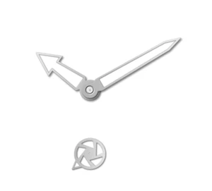 ETA Unitas 6497-1 6498-1 movement hands set hour minute aiguilles Zeigern - Picture 1 of 1
