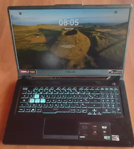 💻 ASUS TUF Gaming A17 FA706QM – RTX 3060, Ryzen 7 5800H, 16GB RAM, 512GB SSD - Photo 1/4