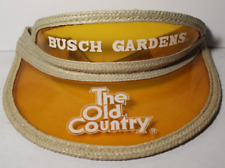 1980s Vintage Busch Gardens VISOR HAT TRUCKER HAT The Old Country Tampa Florida