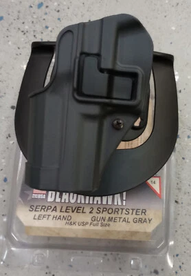 BlackHawk Serpa Level 2 Holster HK USP Full Size 413514BK-L Left Handed - Image 1 of 3