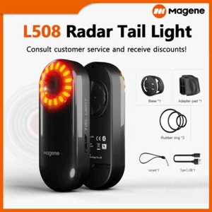 MageneL508 Bicicleta USB Radar Impermeable Luz Trasera y Cubierta de Protección de Luz Trasera - Imagen 1 de 8