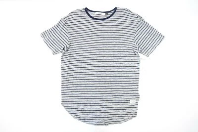 CAMISETA KINETIX RAYAS AZUL GRIS GRANDE TRANSPARENTE ELÁSTICA LARGA OVERSIZE PARA HOMBRE NUEVA CON ETIQUETAS NUEVA Foto 1 de 4