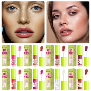 1 PCS Oil Lip Drip Moisturizing Shiny And Vegan Tinted Lip Gloss Fat Oil Lip - Picture 1 of 48