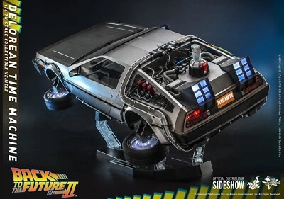DELOREAN TIME MACHINE 1:6 MMS636 Back to the Future II Hot Toys NEUVE NEW SEALED - Photo 1/4