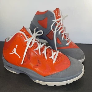 Nike Mens Air Jordan 510581-800 Orange Gray Basketball Shoes Size 8.5 EUC - Picture 1 of 8