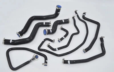 Manguera de silicona para radiador refrigerante calentador para Mazda RX8 SE3P RX-8 13B-MSP NEGRO Foto 1 de 4