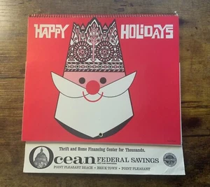 Vintage 1974 Kalender Ocean Federal Savings Point Pleasant Beach Brick NJ - Bild 1 von 5