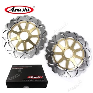 Rotores de disco de freno delantero Arashi para Honda CBR1000RR 2006 2007 CBR-1000-RR dorado - Imagen 1 de 10