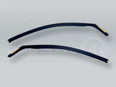 Juego de 2 protectores de lluvia deflectores de viento delanteros HEKO para Volvo S80 1999-2006 Foto 1 de 3