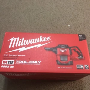 Milwaukee 0882-20 M18 18V Lithium-ion Cordless Compact Vacuum - Bare Tool - Picture 1 of 4