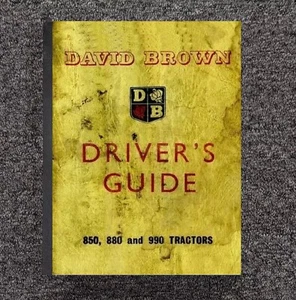 Tractor Operator Maintenance Instruction Manual Fits David Brown 850 880 990 - Picture 1 of 12