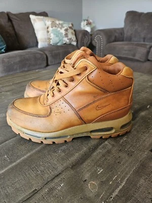 Botas Nike Air Max Goadome ACG Tawny Gum marrom claro 865031-210 tamanho 8.5 masculinas - Imagem 1 de 4